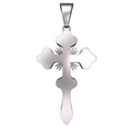 Sterling Silver Cross Pendant, 3/4" X 1.7mm Sterling Silver Cross Pendant, 3/4" X 1.7mm Sterling